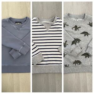 3T crew neck sweatshirt bundle